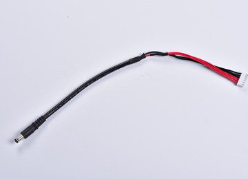 電子白板內(nèi)部DC供電線5517DC頭對(duì)XH 6PIN連接器